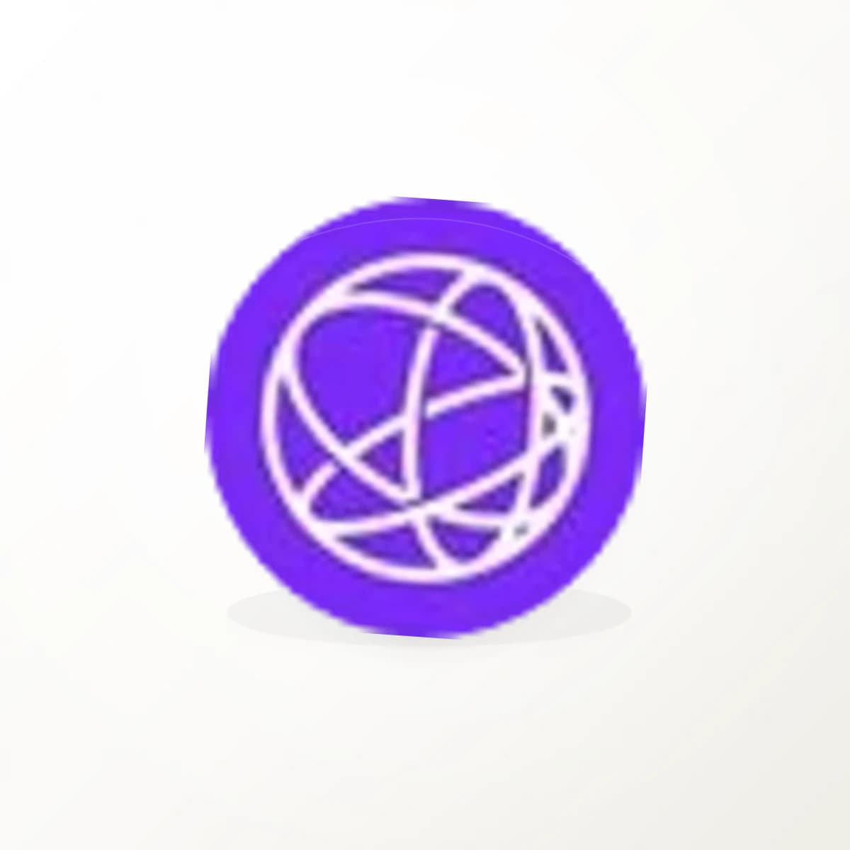 TIA Crypto Logo Sticker in an original crypto-logo die-cut vinyl design