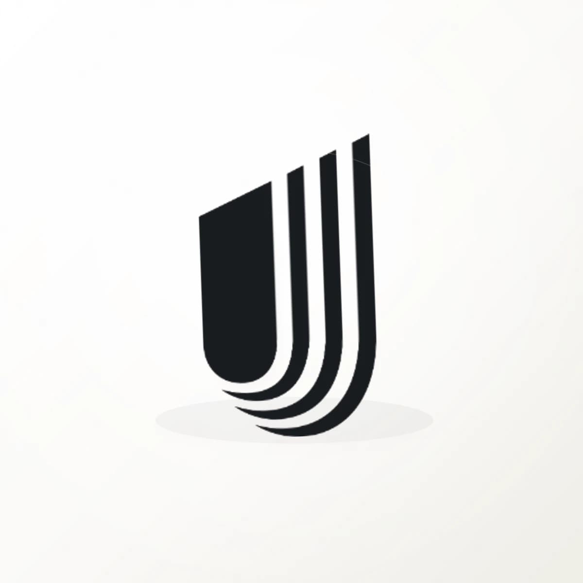 UNH Logo Sticker in an original company-logo die-cut vinyl design