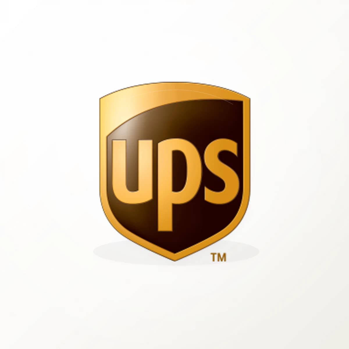 UPS Logo Sticker in an original company-logo die-cut vinyl design