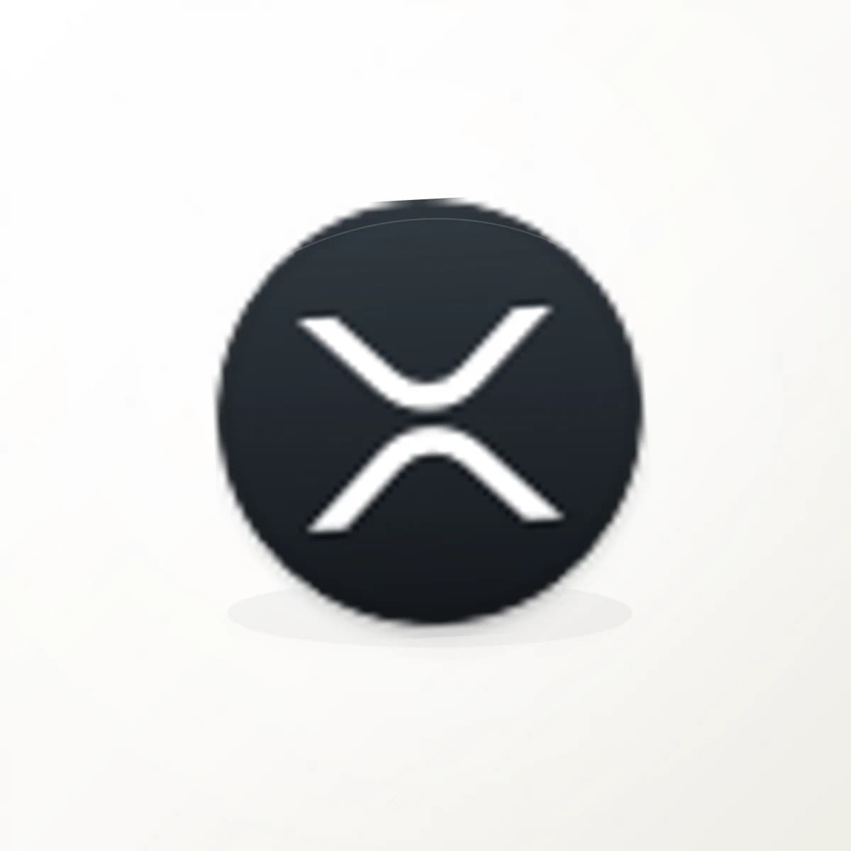 XRP Crypto Logo Sticker in an original crypto-logo die-cut vinyl design